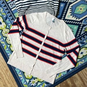 Old Navy Striped Cardigan size Large